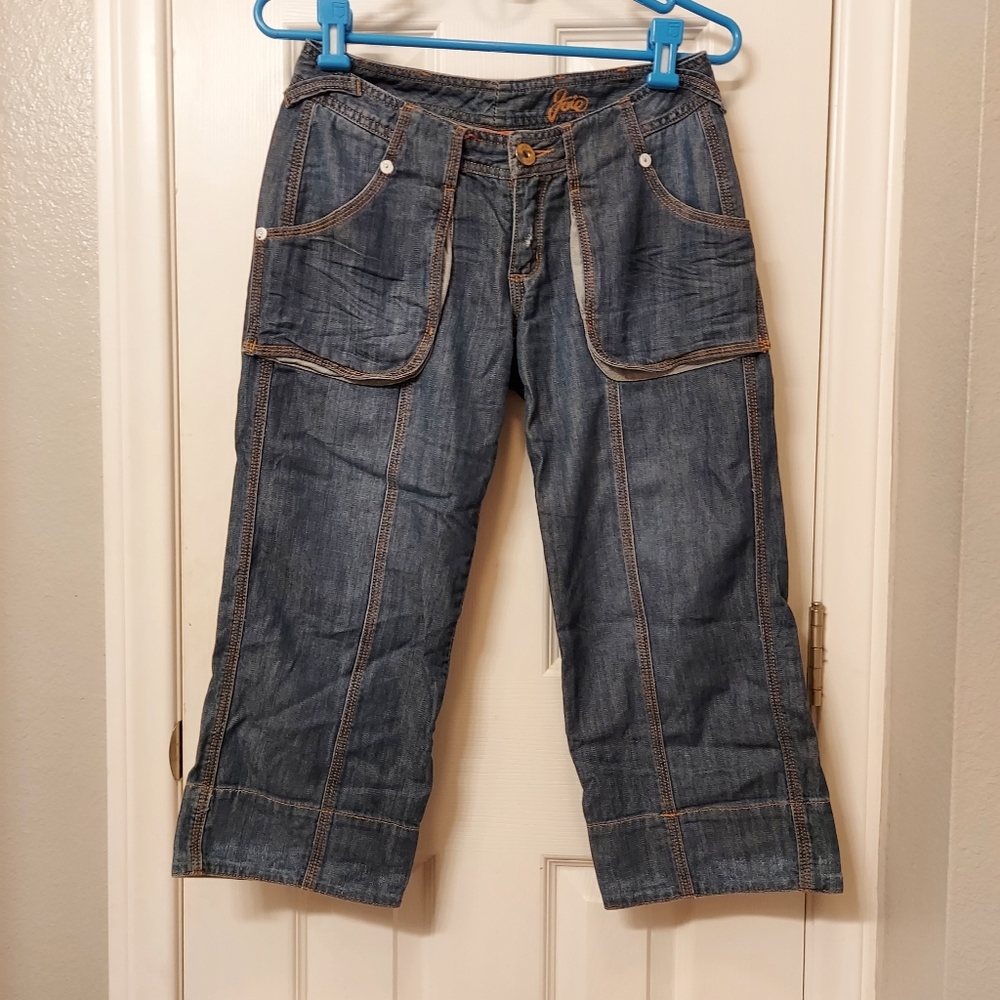 Joie denim cropped pants